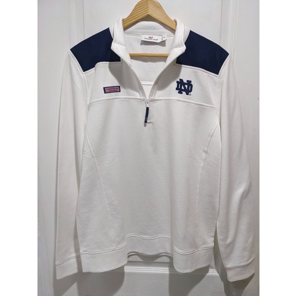 Vineyard Vines | Notre Dame Fighting Irish Quarter-Zip Shep Shirt